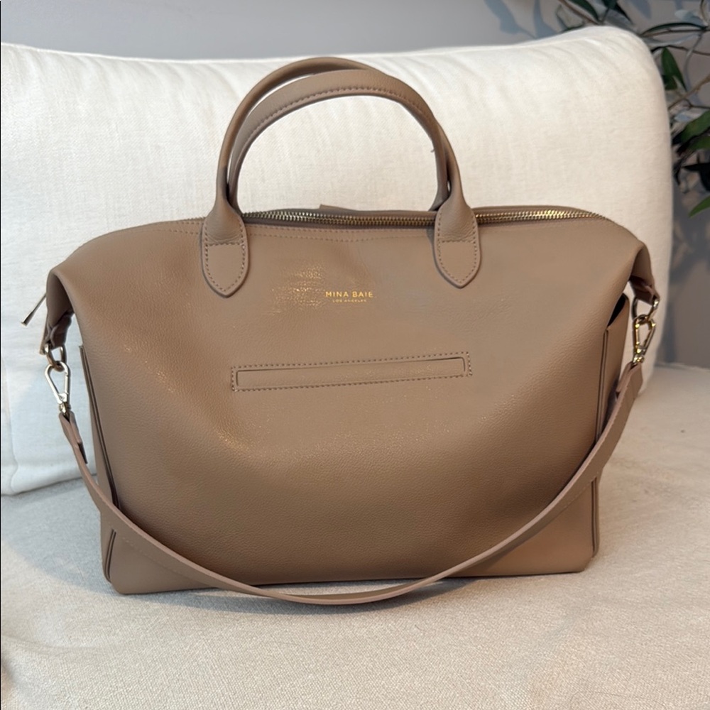 Mina Baie Emmy midi vegan leather